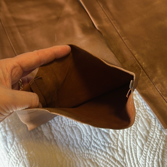 New Frontier leather pants size 4 EUC - Picture 3 of 7